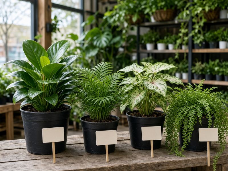 Indoor tropicals at Silver Forge Nursery