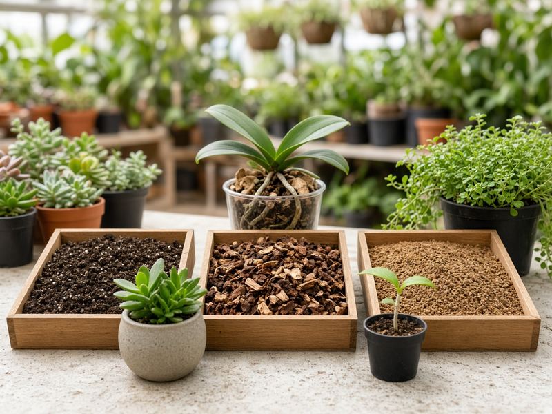 Soil bar at Silver Forge Nursery